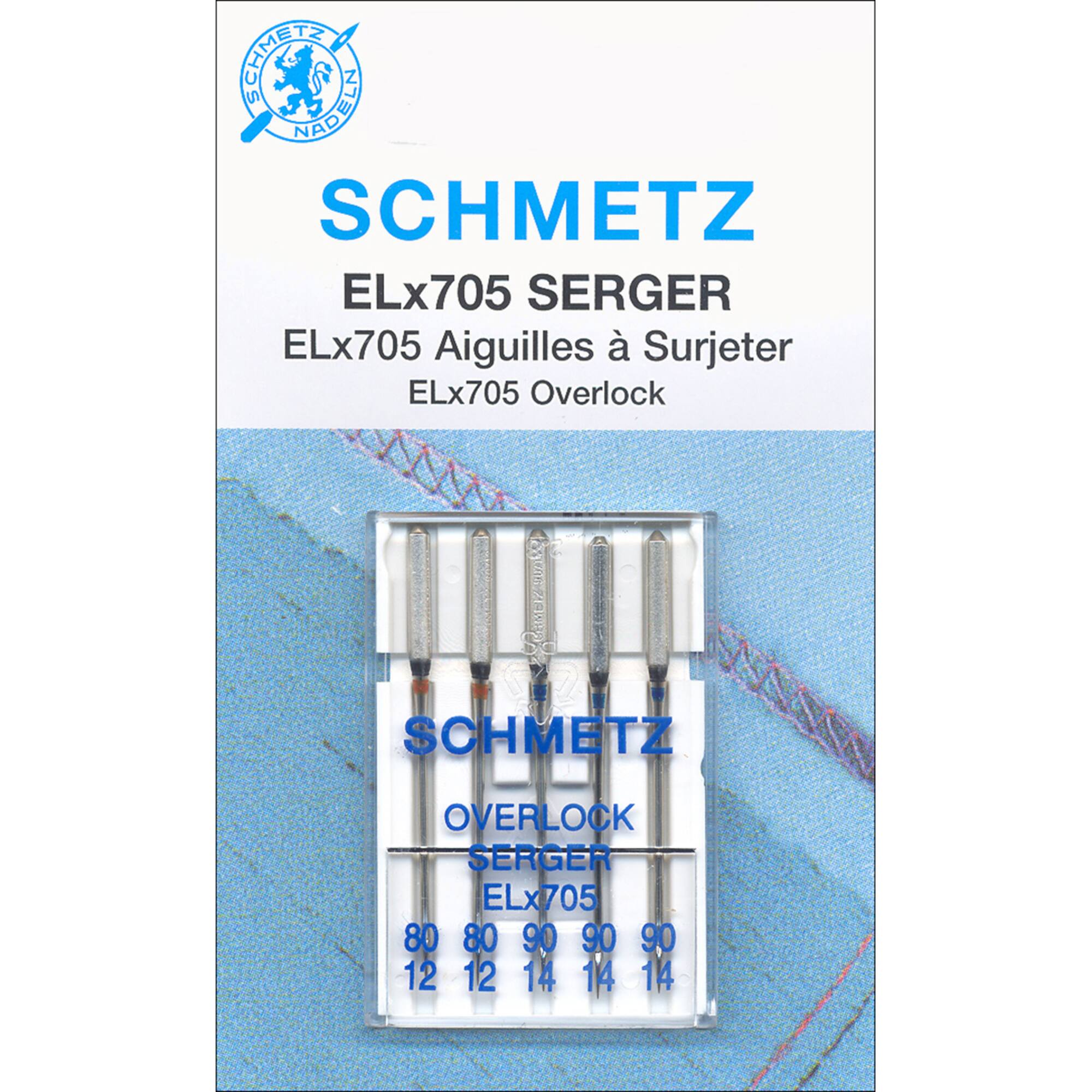 Euro-notions Schmetz ELX705 Serger Needles